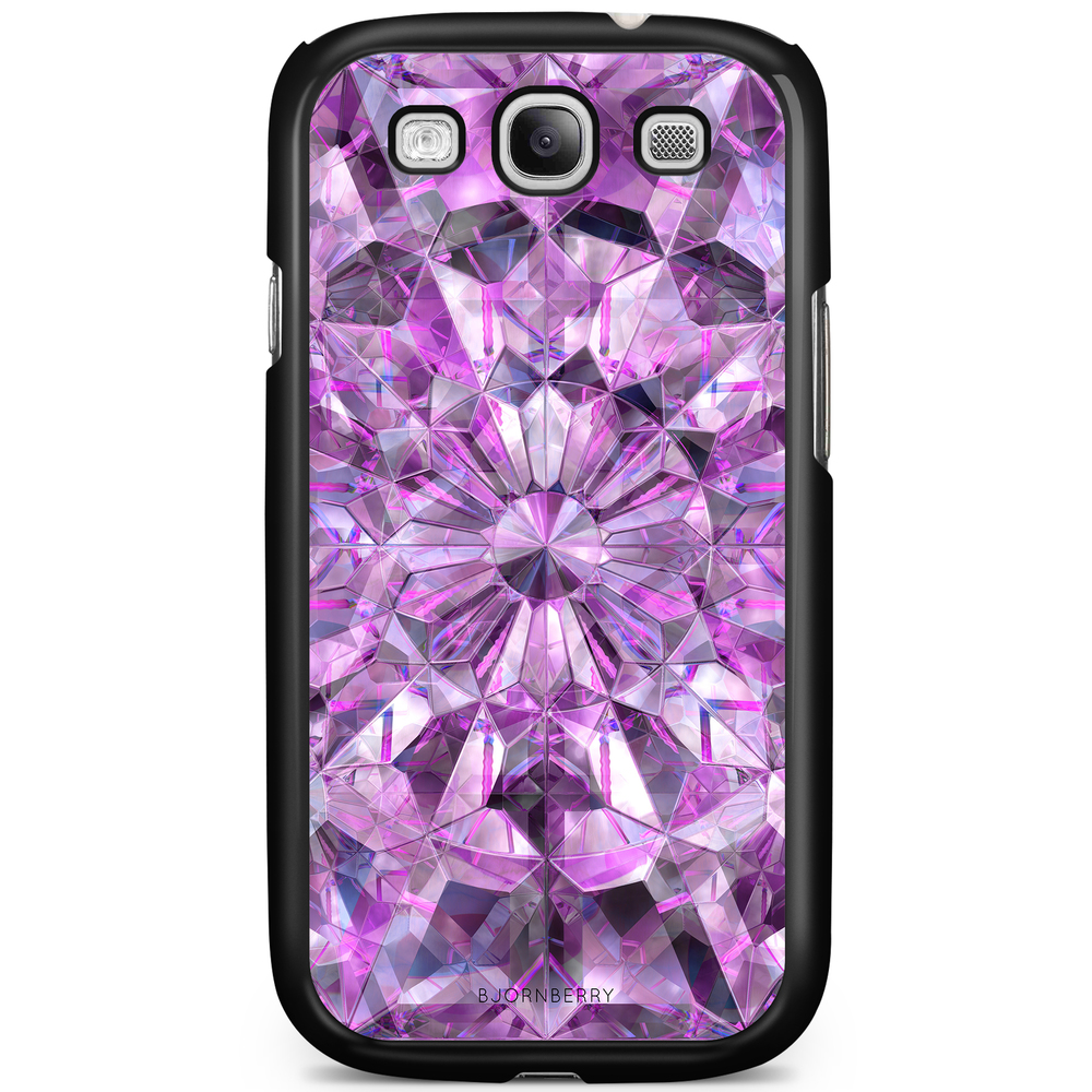 Samsung Galaxy S3 Mini Case - Purple Crystals