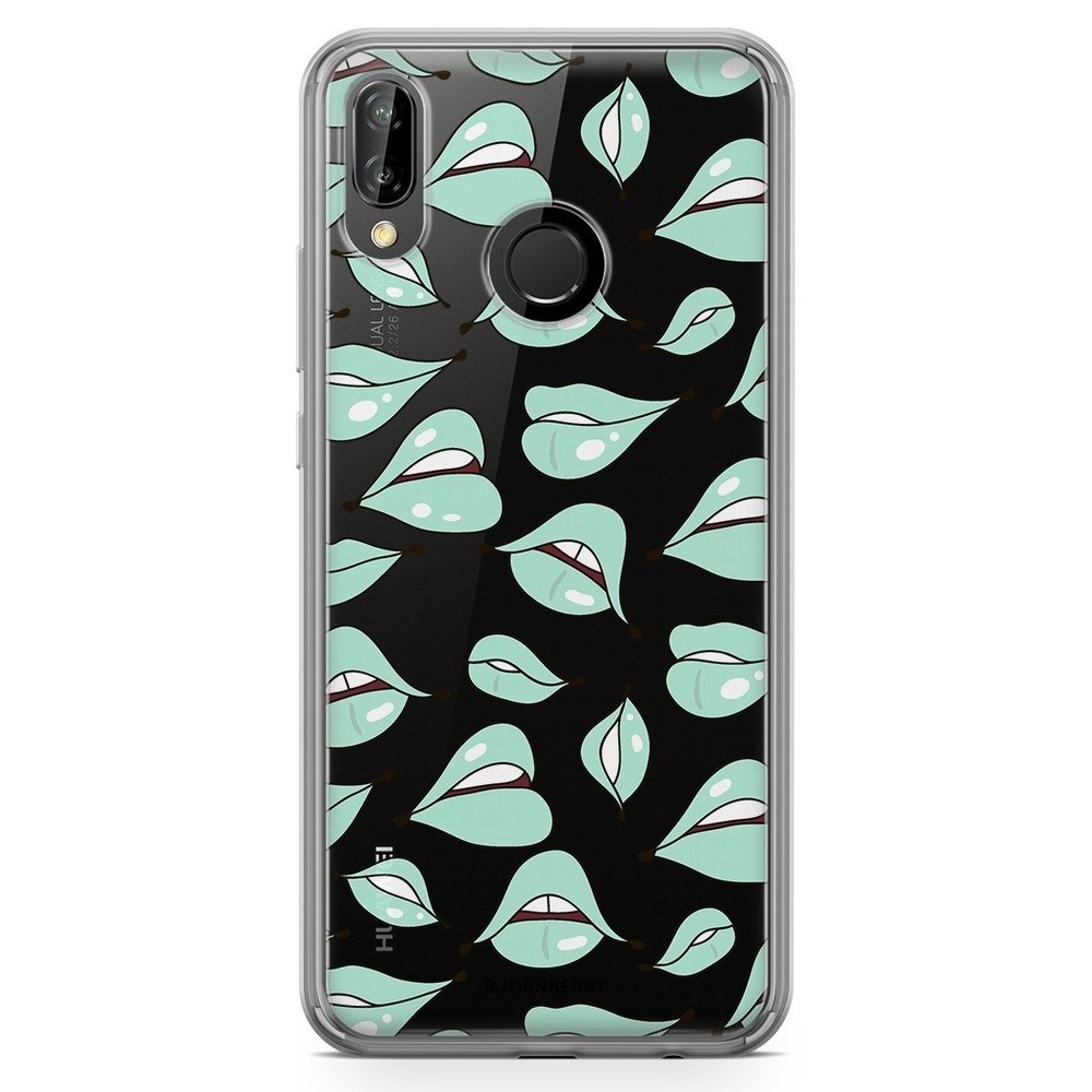 Huawei P20 Lite Fashion Skal - Gröna Läppar