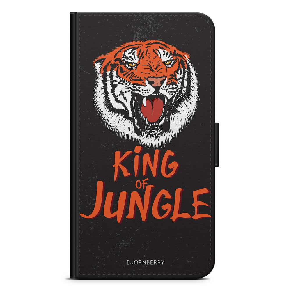 Xiaomi Redmi Note 9 Wallet Case - King of Jungle