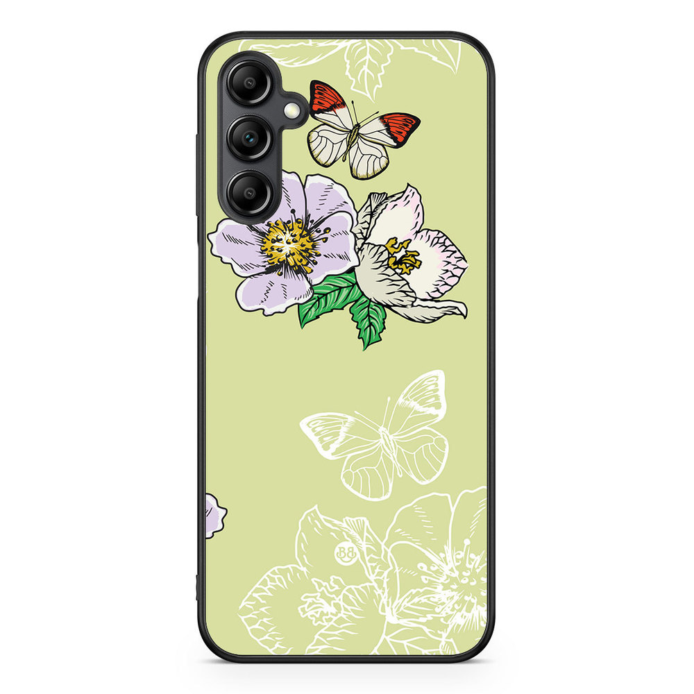 Samsung Galaxy A14 4G/5G Case - Butterfly Flower