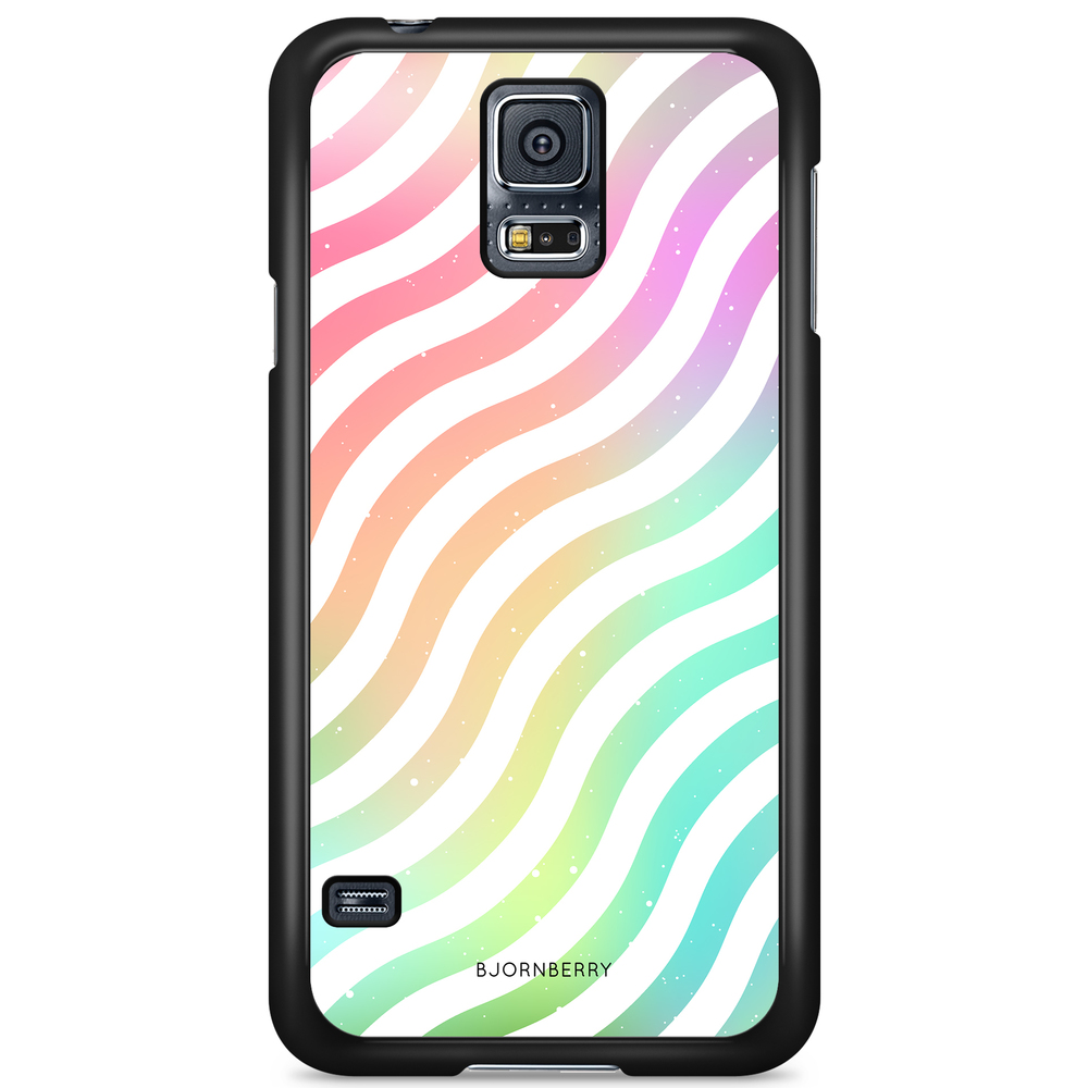 Samsung Galaxy S5/S5 NEO Case - Wavy Rainbow