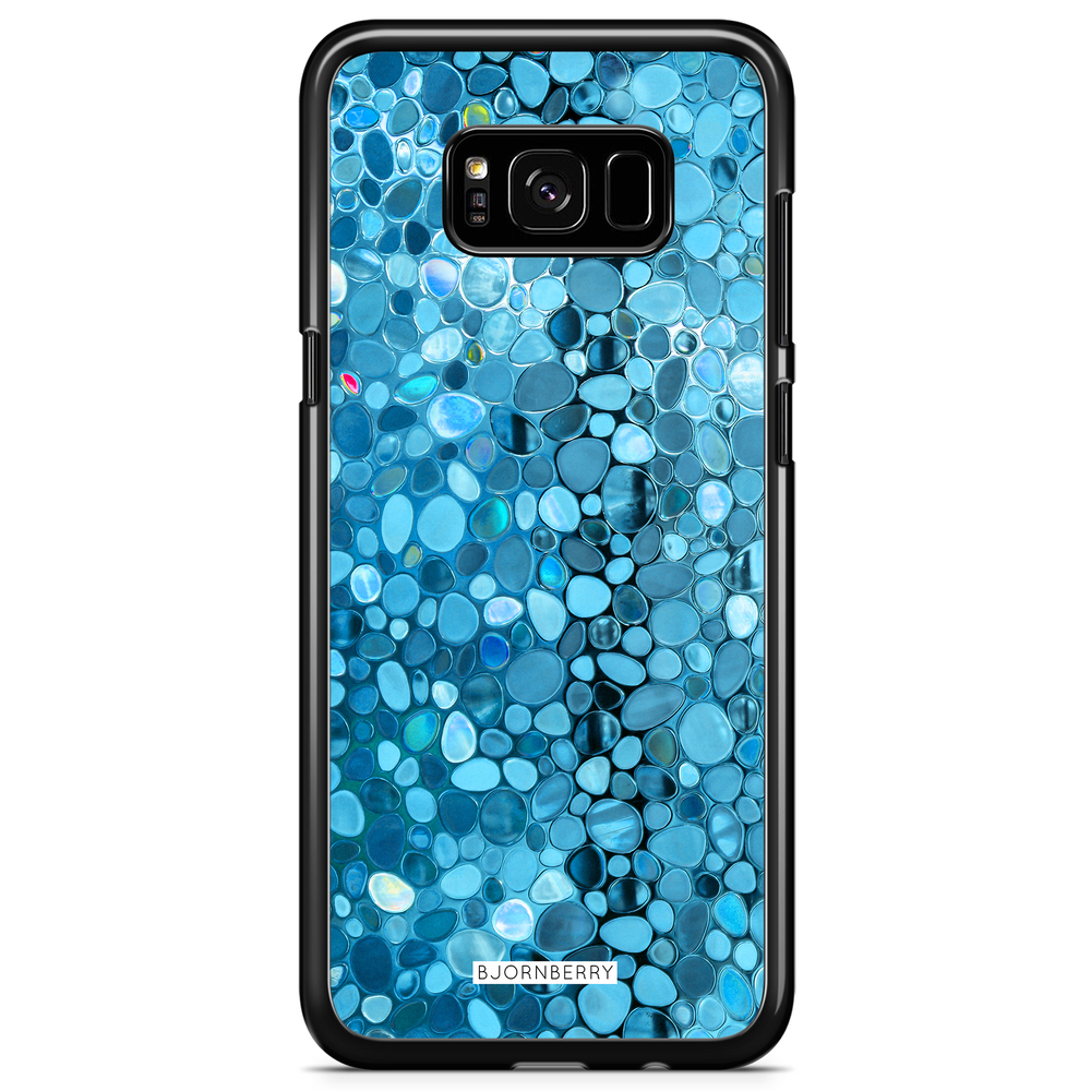 Samsung Galaxy S8 Plus Case - Stained Glass Blue