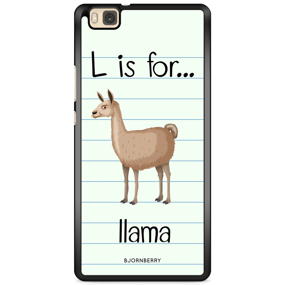 Huawei P8 Lite Case - L Is For Llama
