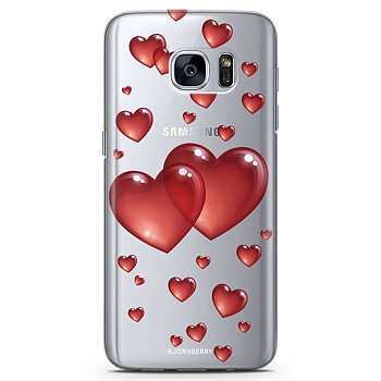 Samsung Galaxy S6 TPU Skal - Hjärtan