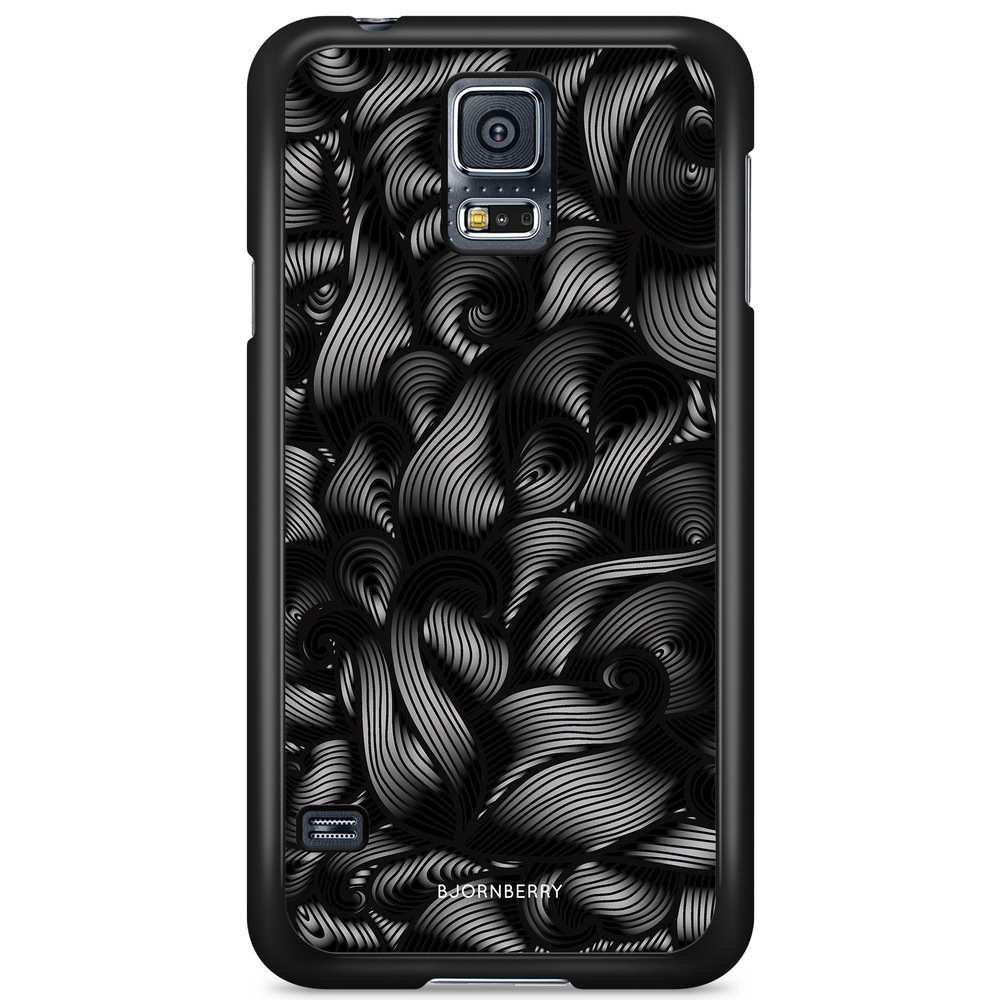 Samsung Galaxy S5/S5 NEO Case - Black Waves