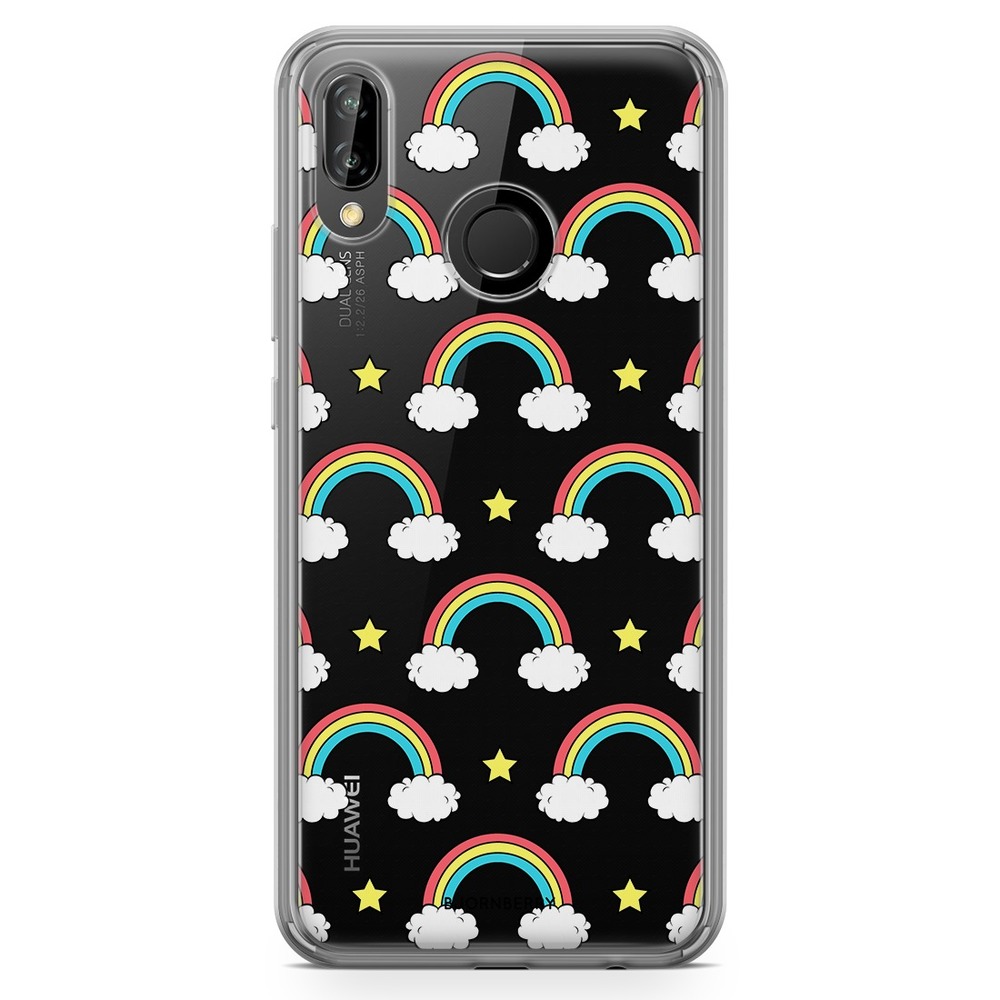 Huawei P20 Lite Fashion Case - Rainbow Pattern