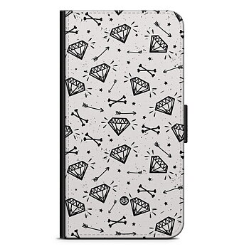 Xiaomi Redmi 10 Wallet Case - Diamond Pattern