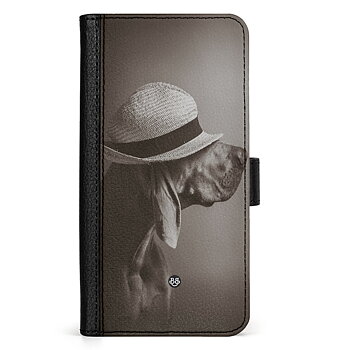 Samsung Galaxy S24 Ultra Wallet Case - Dog With Hat