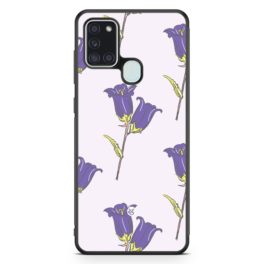 Samsung Galaxy A21s Case - Wild Purple Flowers