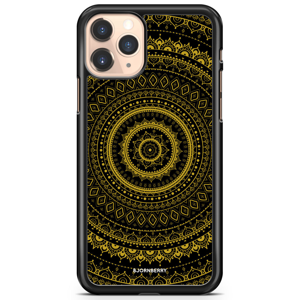 iPhone 11 Pro Case - Black Gold Mandala