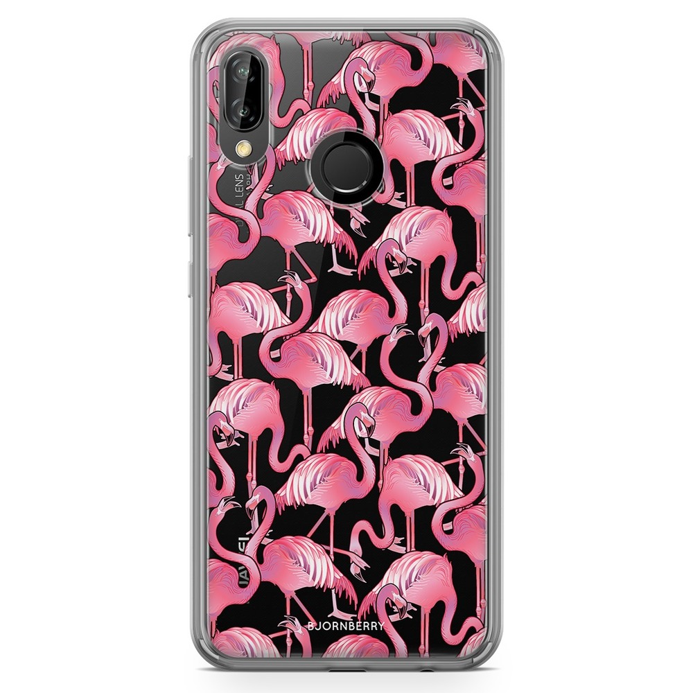 Huawei P20 Lite Fashion Case - Flamingos