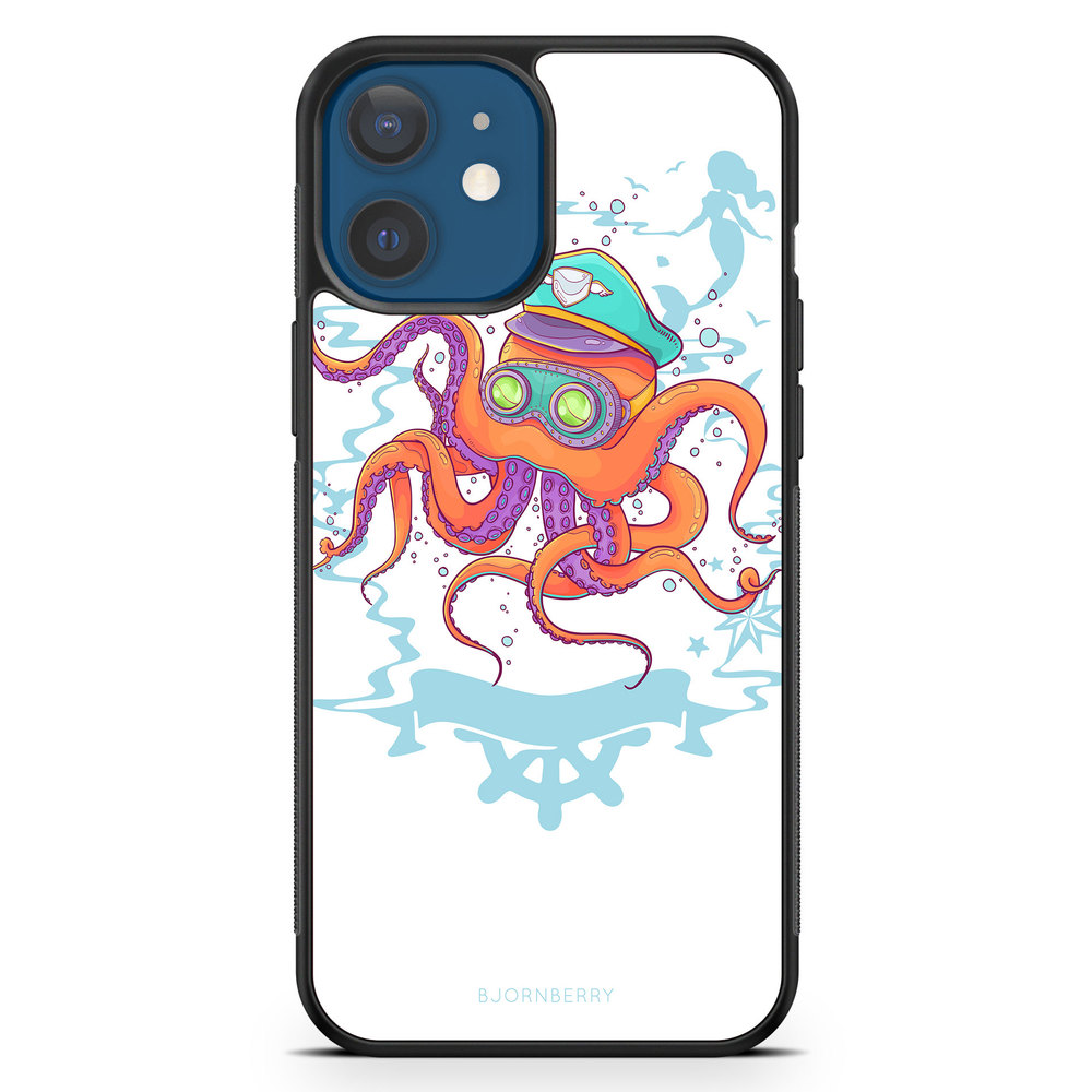 iPhone 12 Mini Case - Captain Octopus