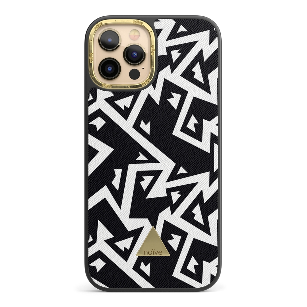 Naive iPhone 12 Pro Max Case - Monochrome