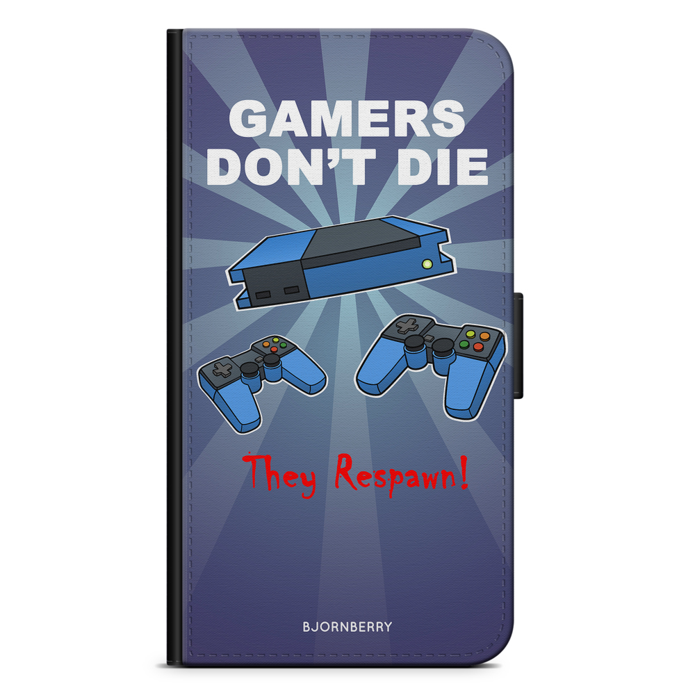 Sony Xperia L4 Plånboksfodral - Gamers Dont Die | Mobilskal & Mobilfodral BJORNBERRY