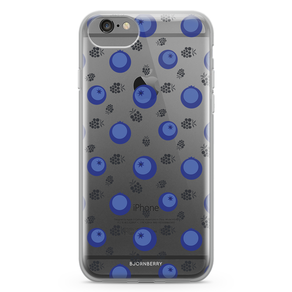 iPhone 6/6s Fashion Skal - Blåbär