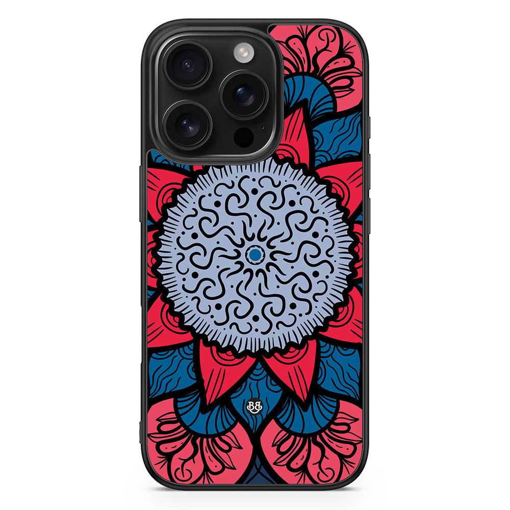 iPhone 16 Pro Case - Blue Mandala