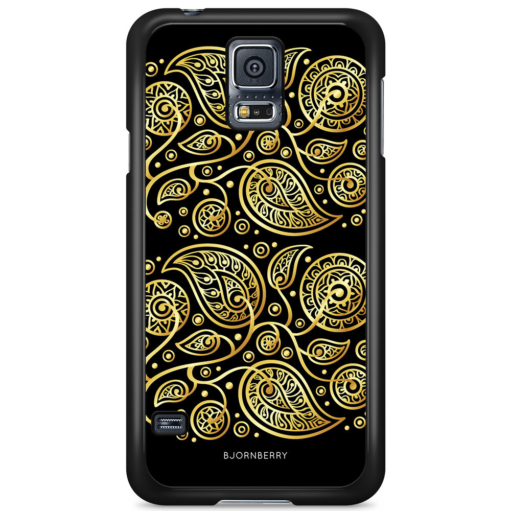 Samsung Galaxy S5/S5 NEO Case - Gold Flowers