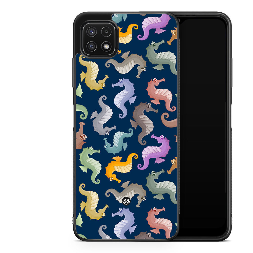 Samsung Galaxy A22 5G Skal - Tecknade sjöhästar