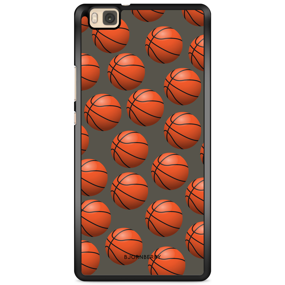 Huawei P8 Lite Case - Basketballs Pattern