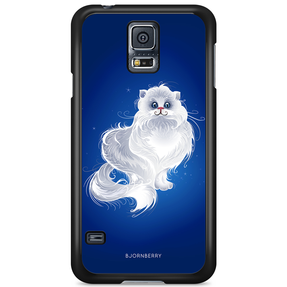Samsung Galaxy S5/S5 NEO Case - White Cat