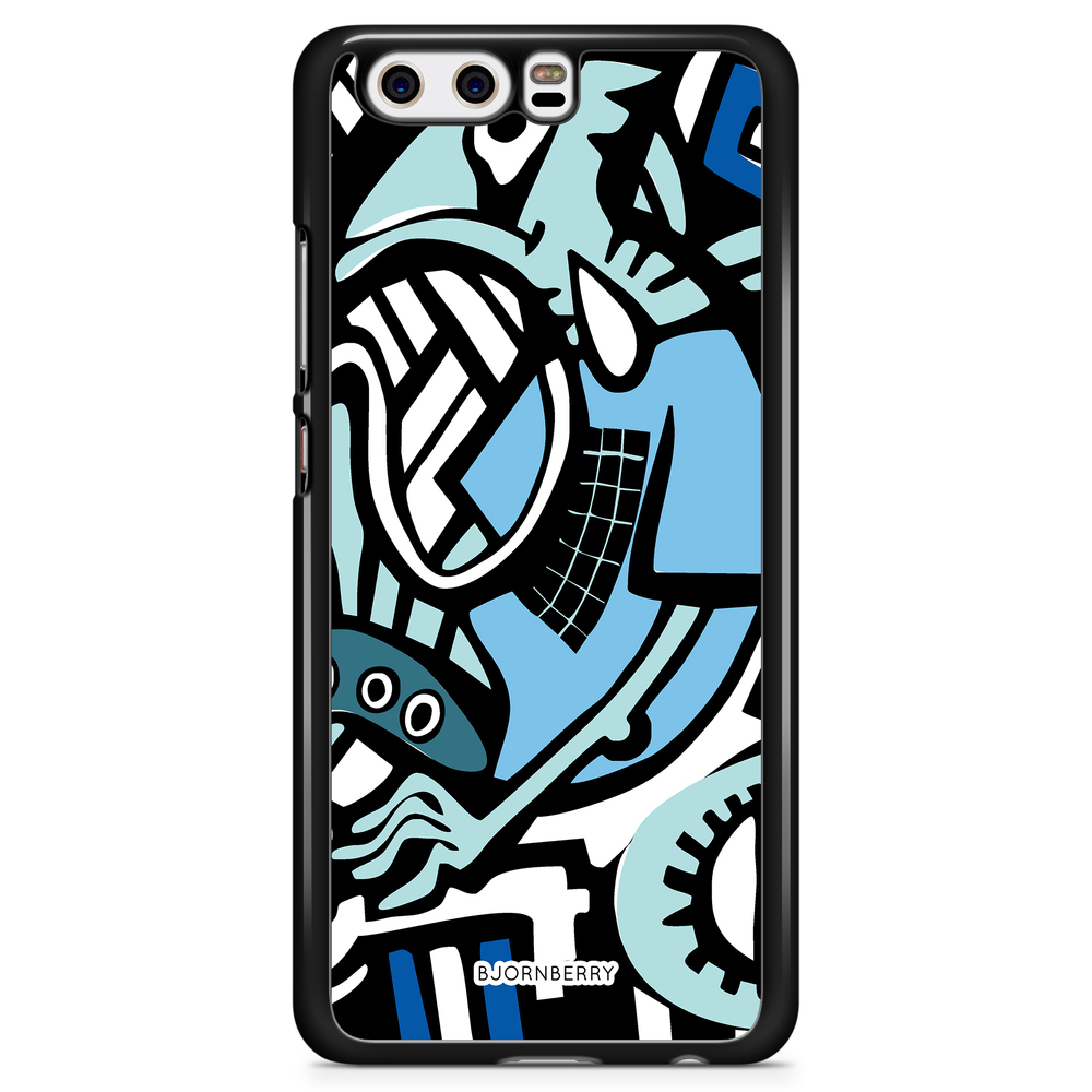 Huawei P10 Skal - Grafitti Ödla