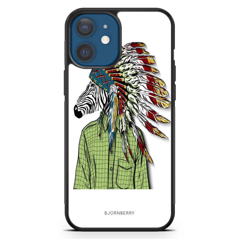 iPhone 12 Mini Case - Hipster Zebra