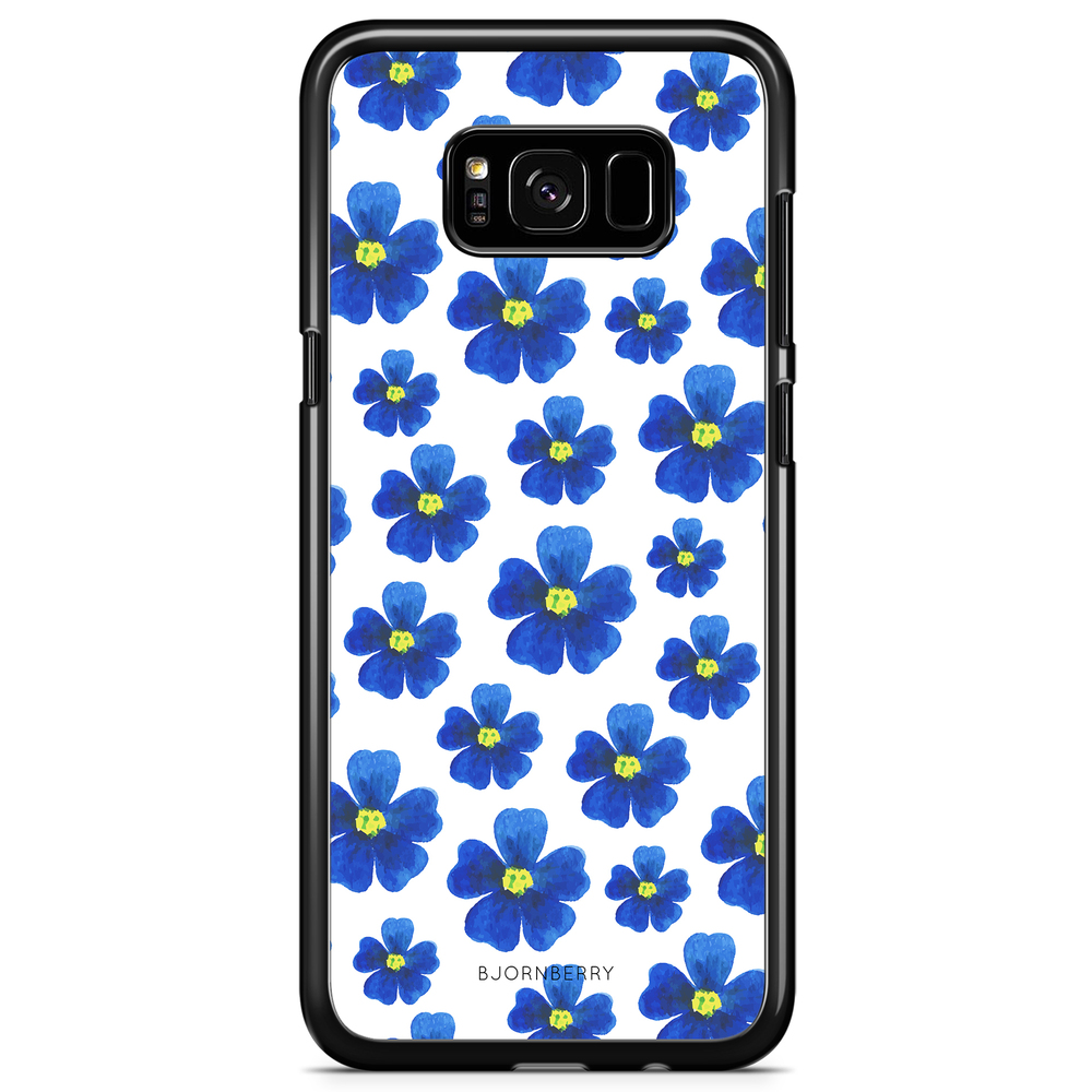 Samsung Galaxy S8 Plus Case - Blue Flowers