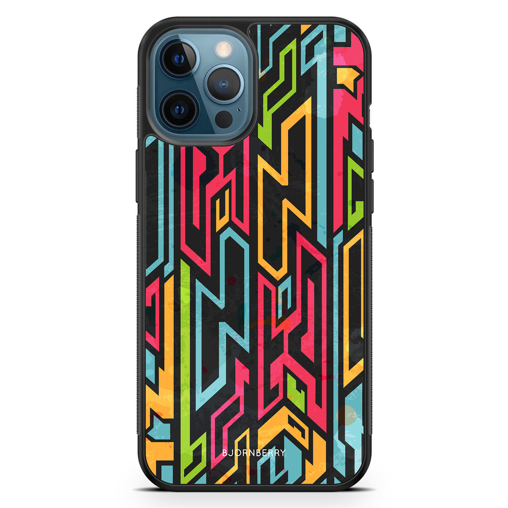 iPhone 12 Pro Case - Colored Tribal