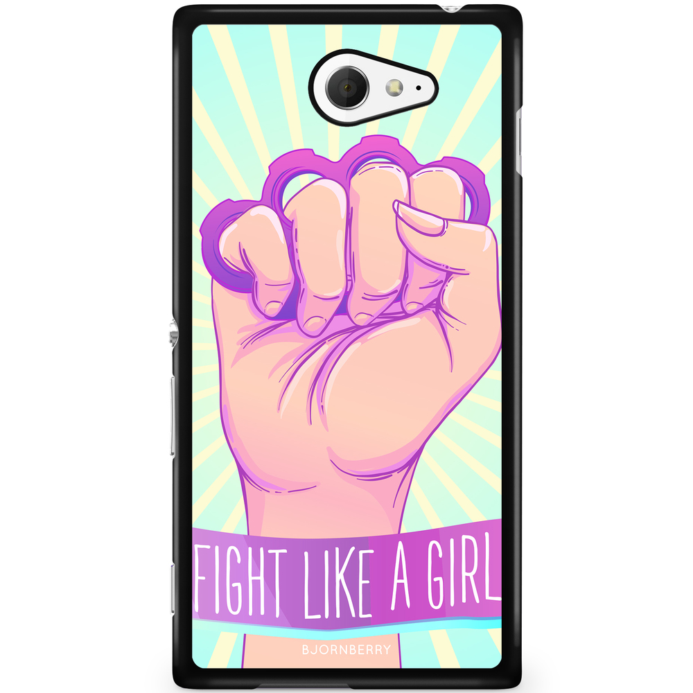 Sony Xperia M2 Aqua Case - Fight Like A Girl