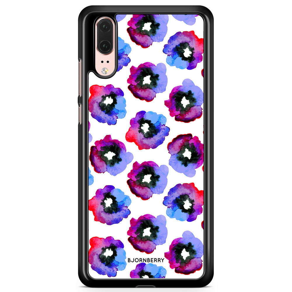 Huawei P20 Case - Violet Flowers