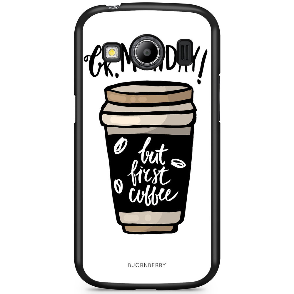Samsung Galaxy Ace 4 Case - But First Coffee