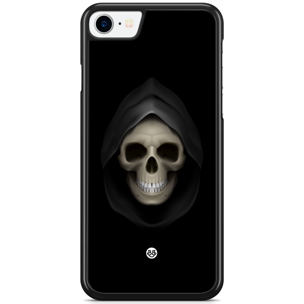 iPhone 8 / iPhone SE (2022/2020) Case - Svart Dödskalle