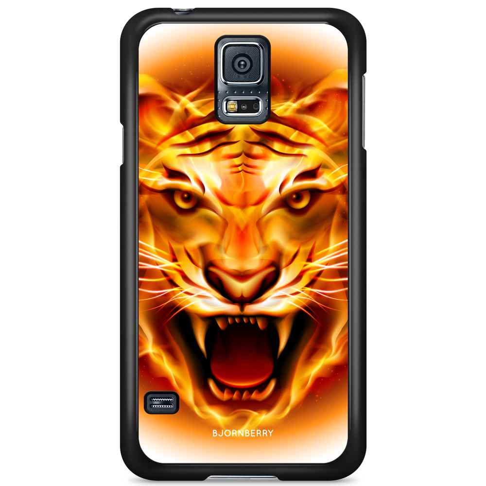 Samsung Galaxy S5/S5 NEO Case - Flames Tiger