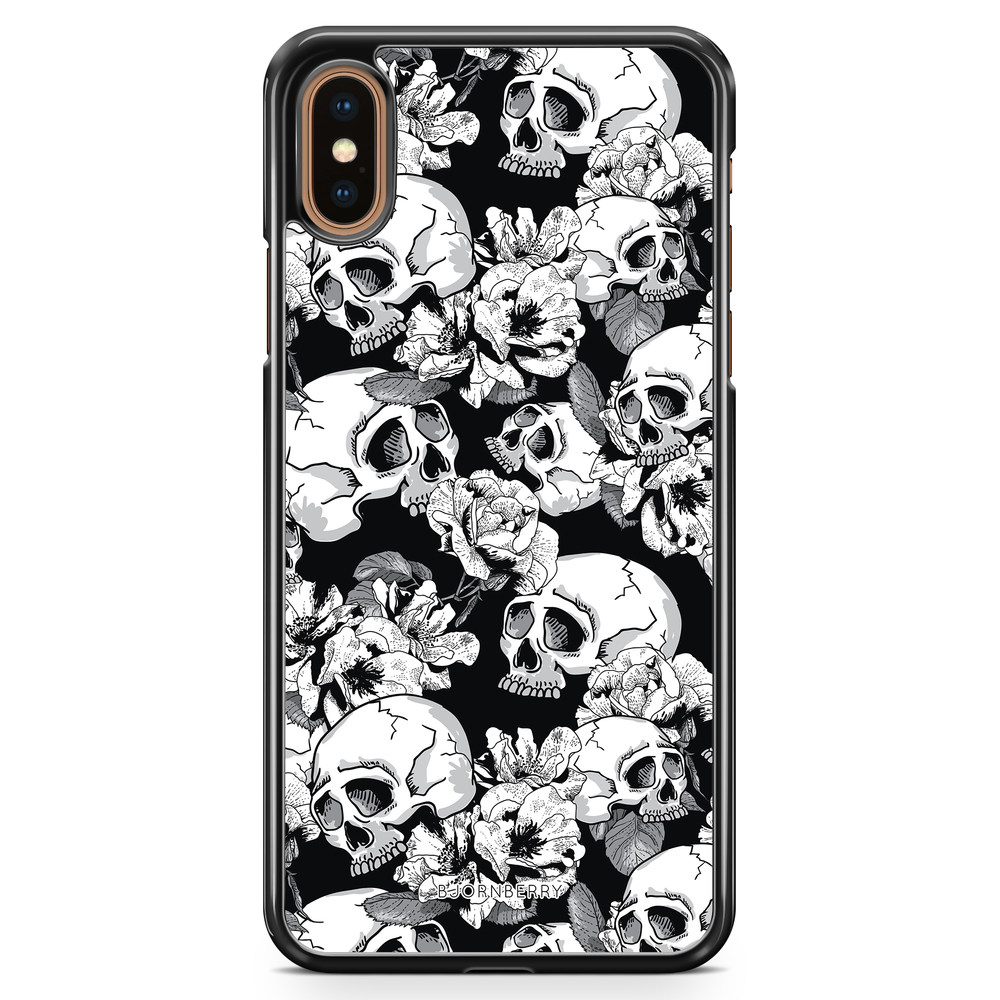 iPhone XS Max Case - Skull & Roses