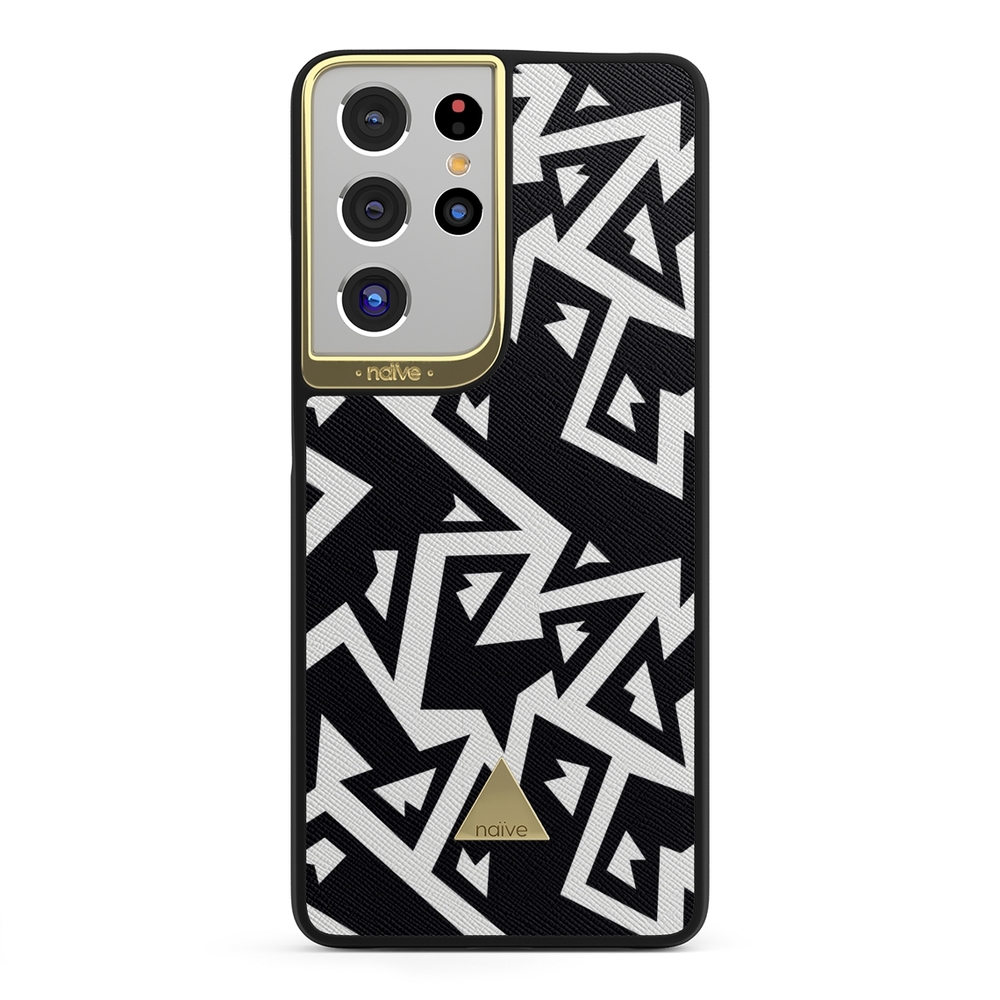Naive Samsung Galaxy S21 Ultra Case - Monochrome