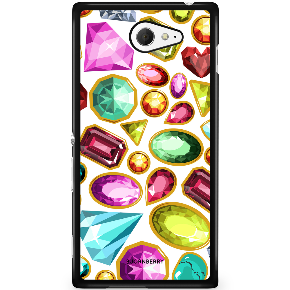Sony Xperia M2 Aqua Case - Diamonds