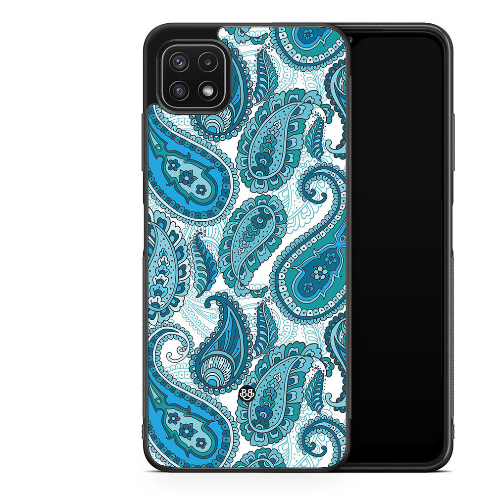 Samsung Galaxy A22 5G Case - Blue Paisley