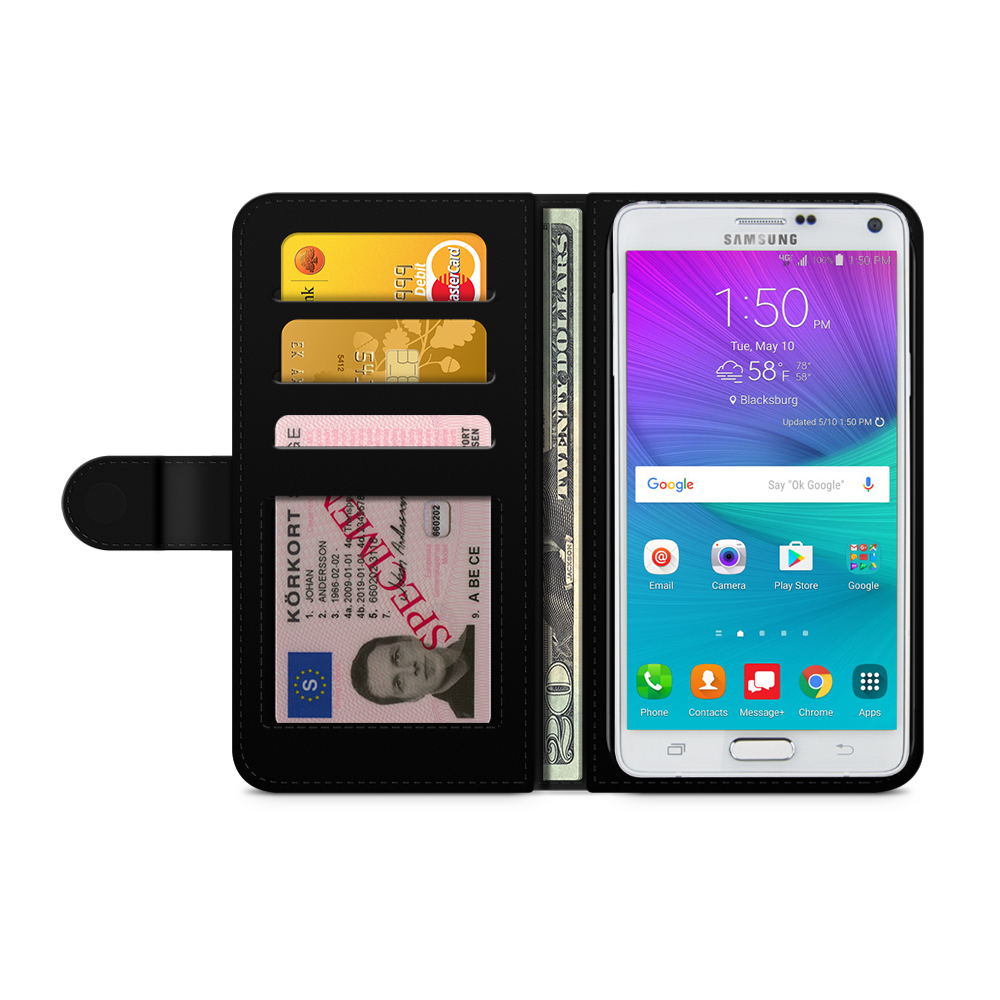 Samsung Galaxy Note 4 Wallet Case - Photo Hedgehog - 2