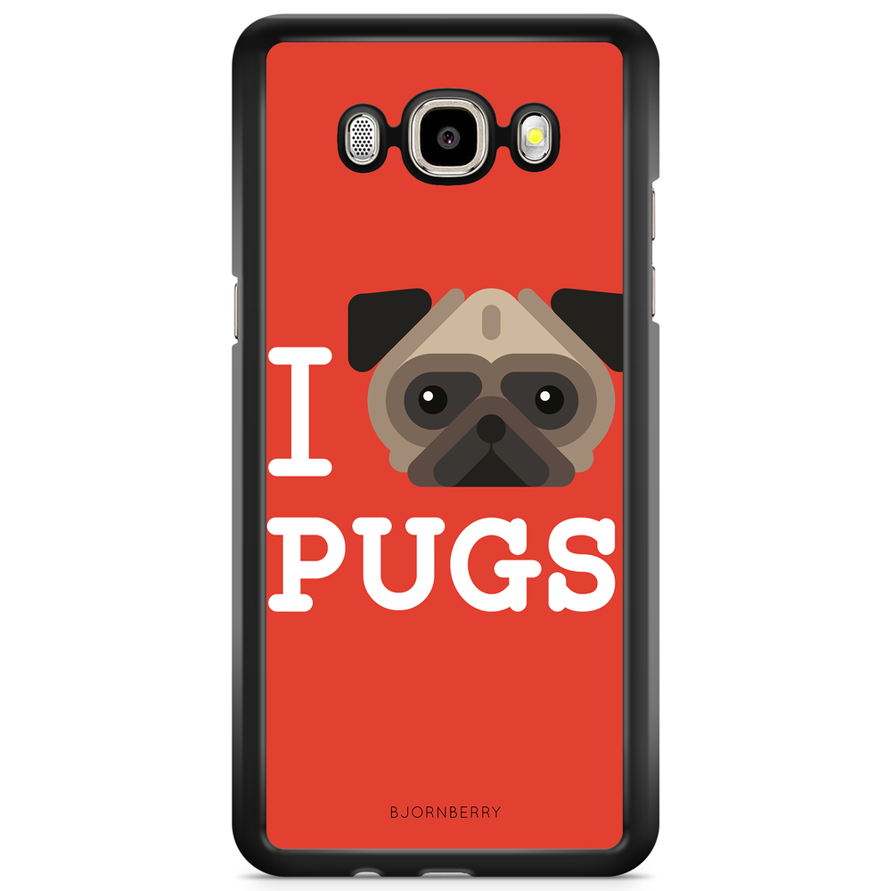 Samsung Galaxy J5 (2015) Case - I Love Pugs