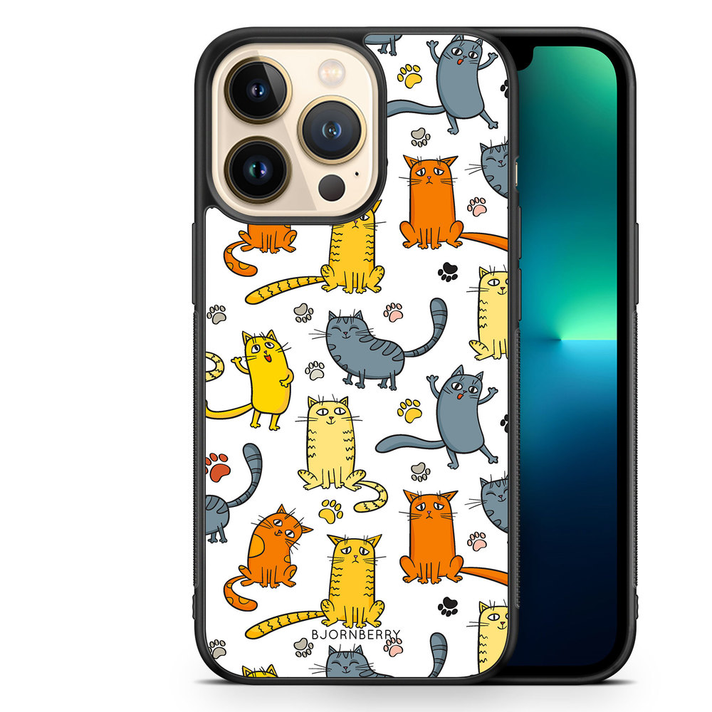 iPhone 13 Pro Case - Cat Pattern
