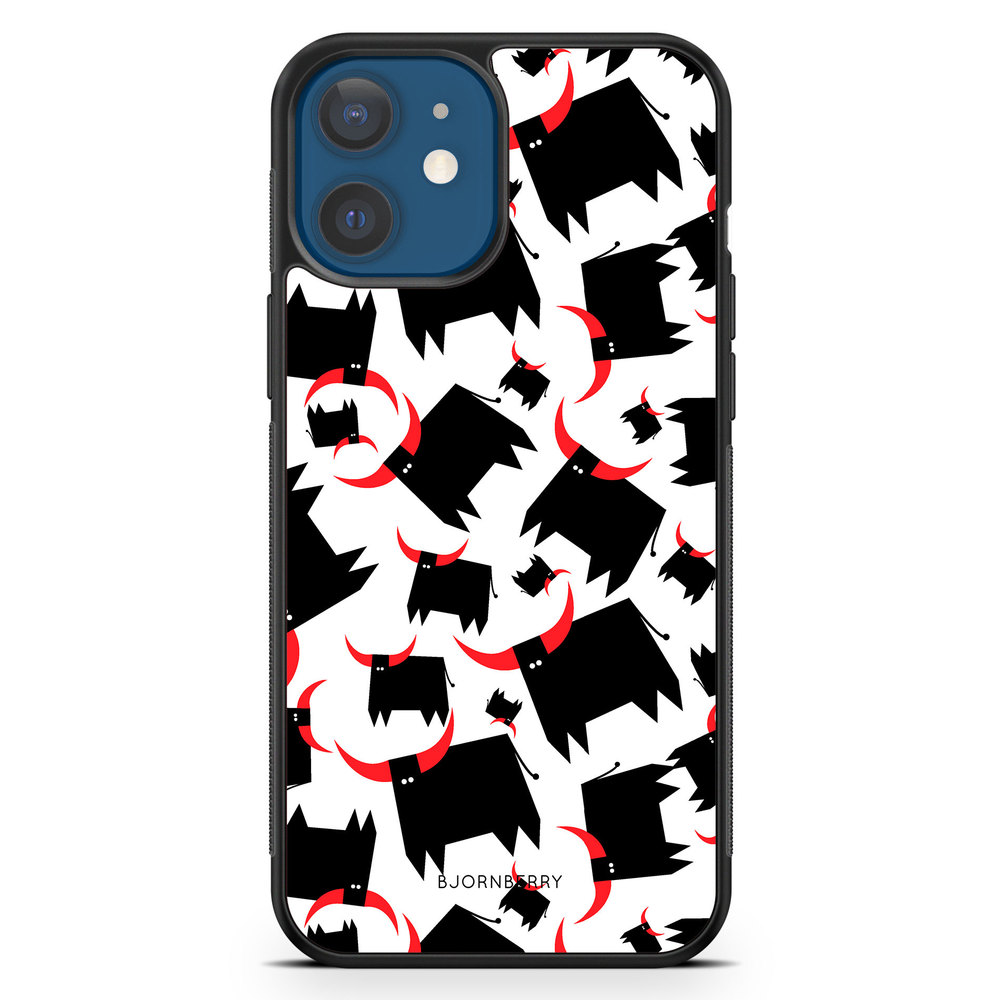 iPhone 12 Mini Case - Bull Red Horns