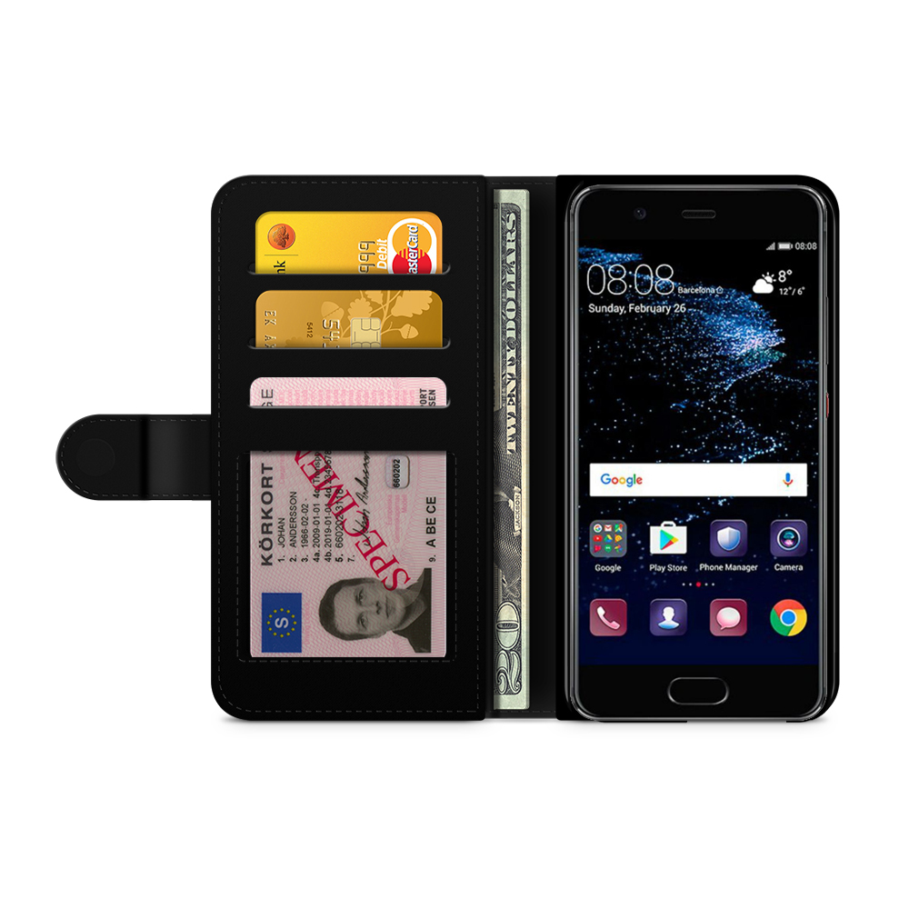 Huawei P10 Wallet Case - Wolf - 2