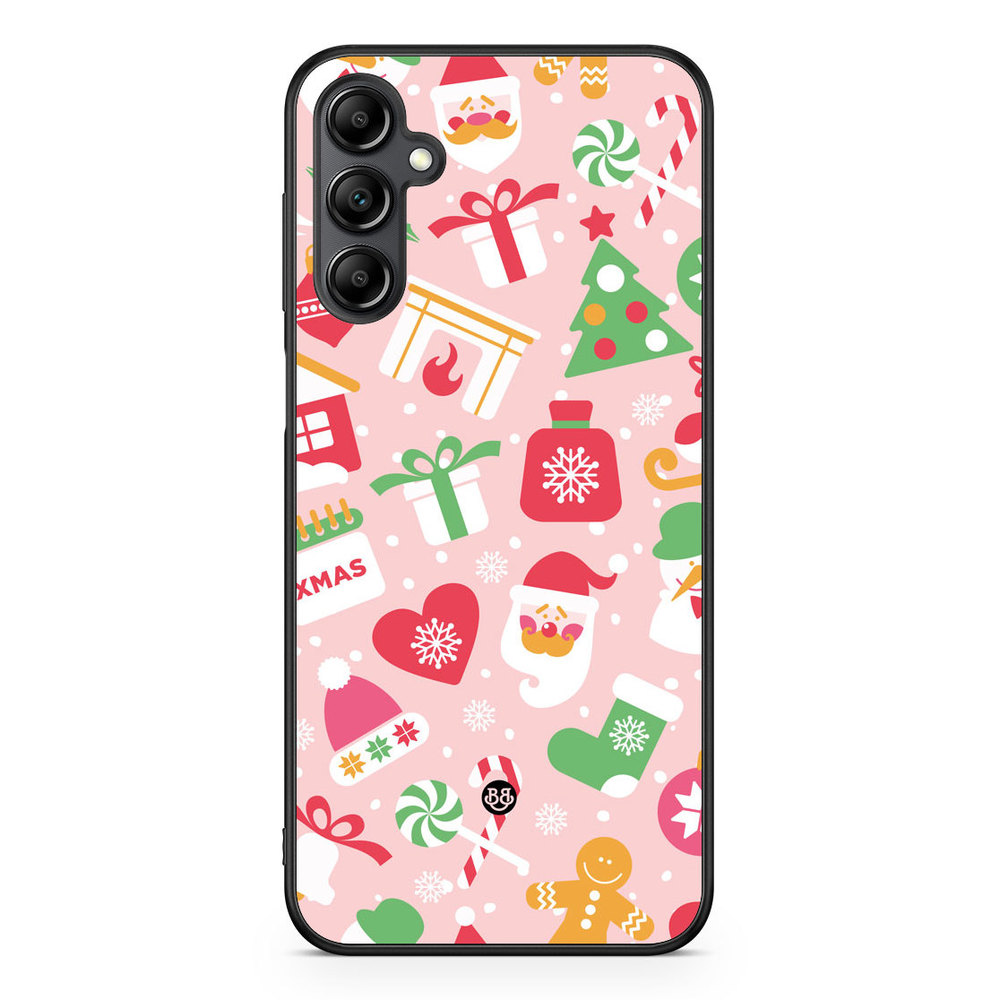 Samsung Galaxy A14 4G/5G Case - Pink Christmas
