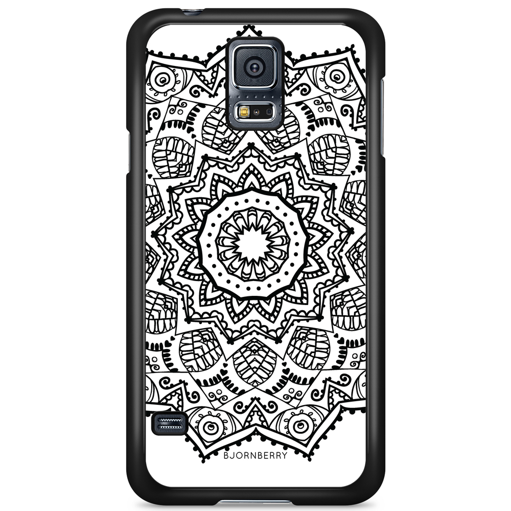 Samsung Galaxy S5/S5 NEO Case - Black Mandala