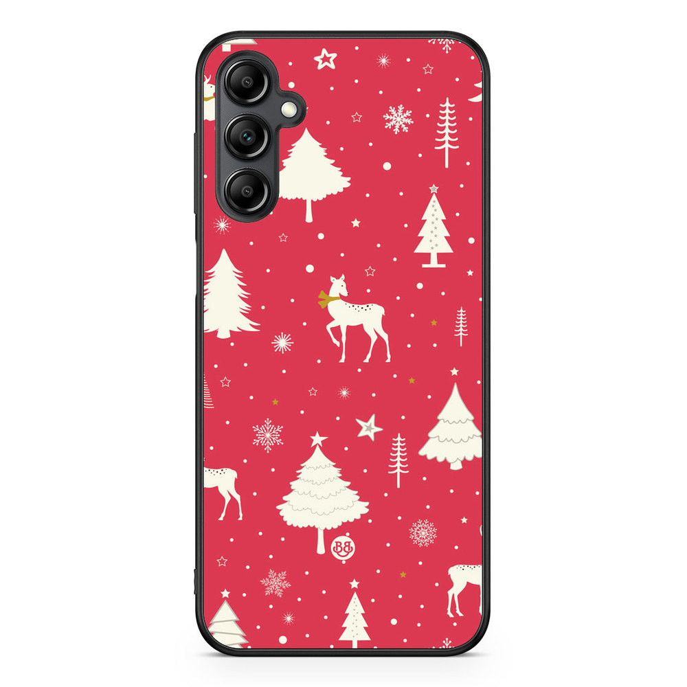 Samsung Galaxy A14 4G/5G Case - Red Christmas