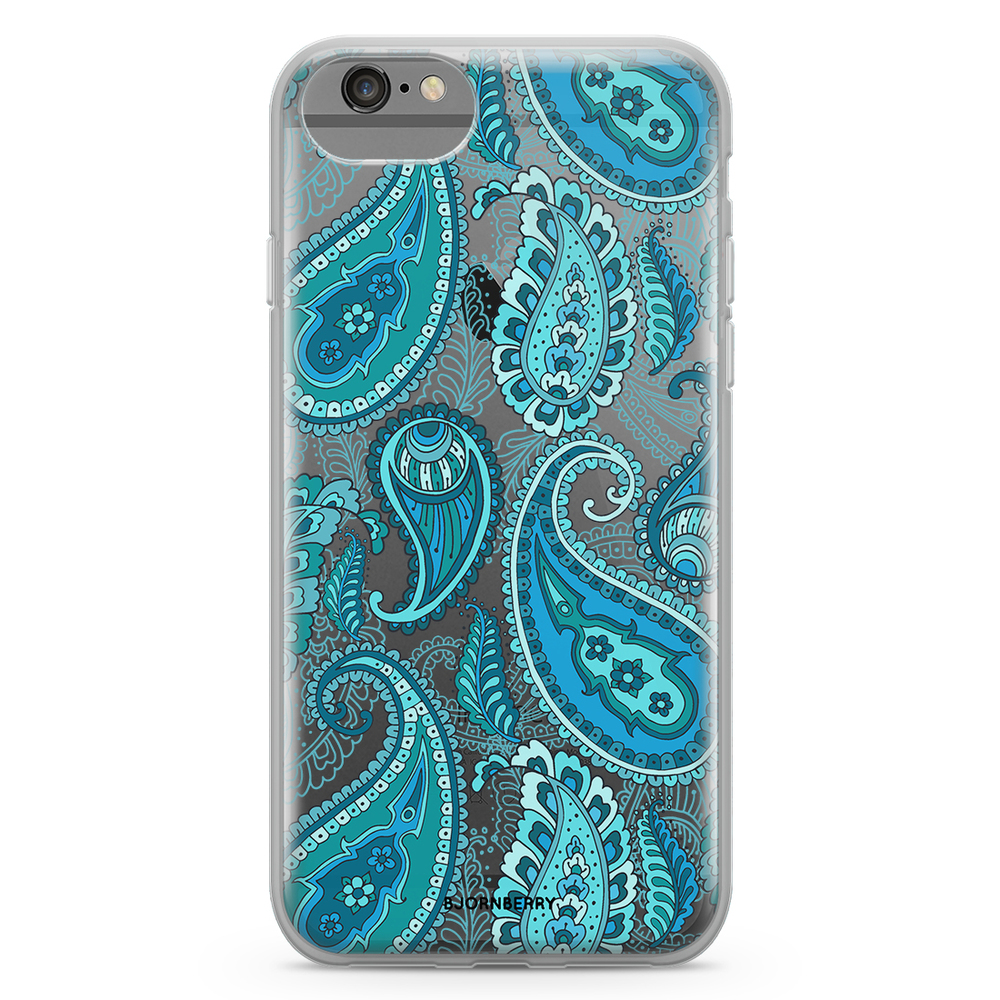 iPhone 6/6s Fashion Case - Blue Paisley