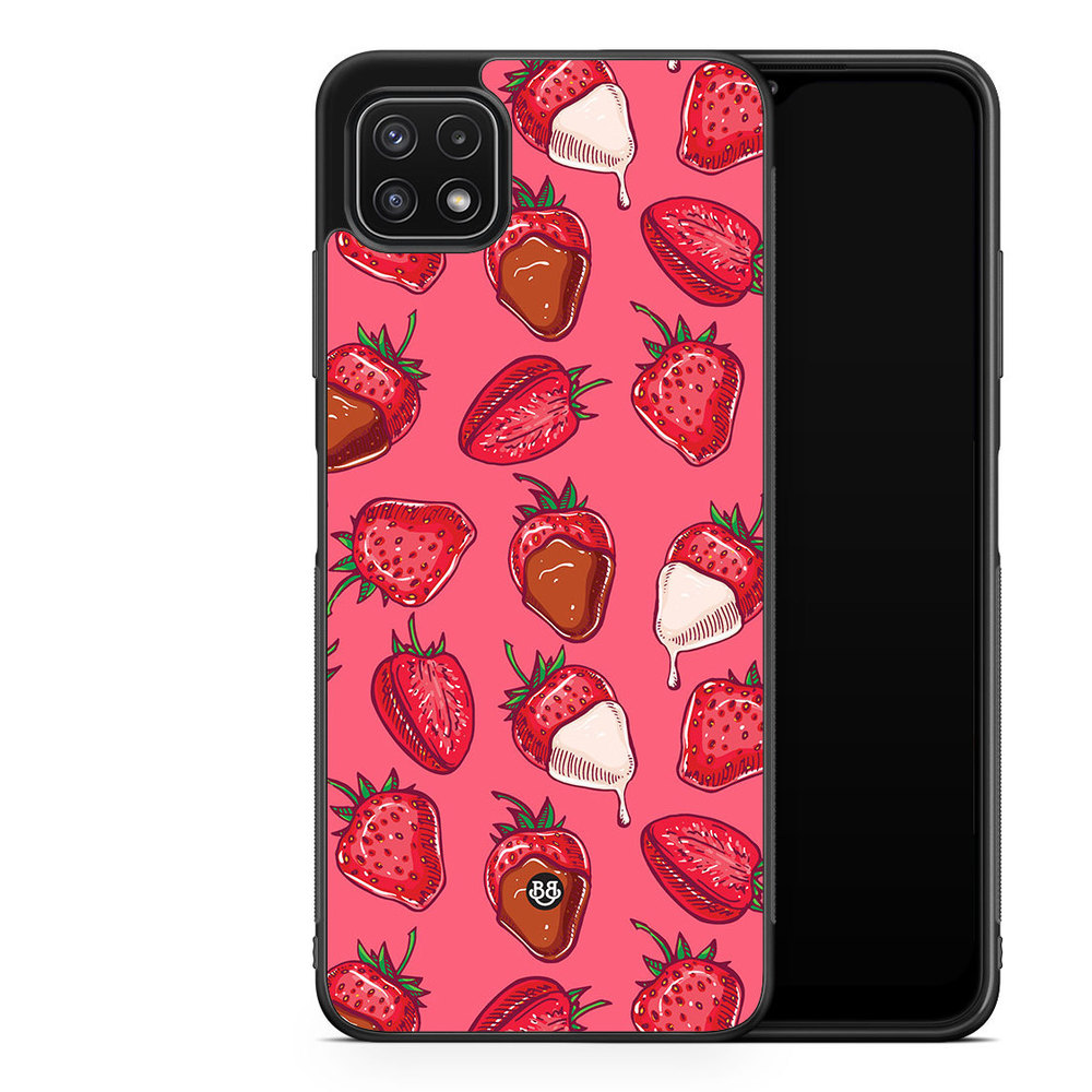 Samsung Galaxy A22 5G Case - Strawberry Chocolate