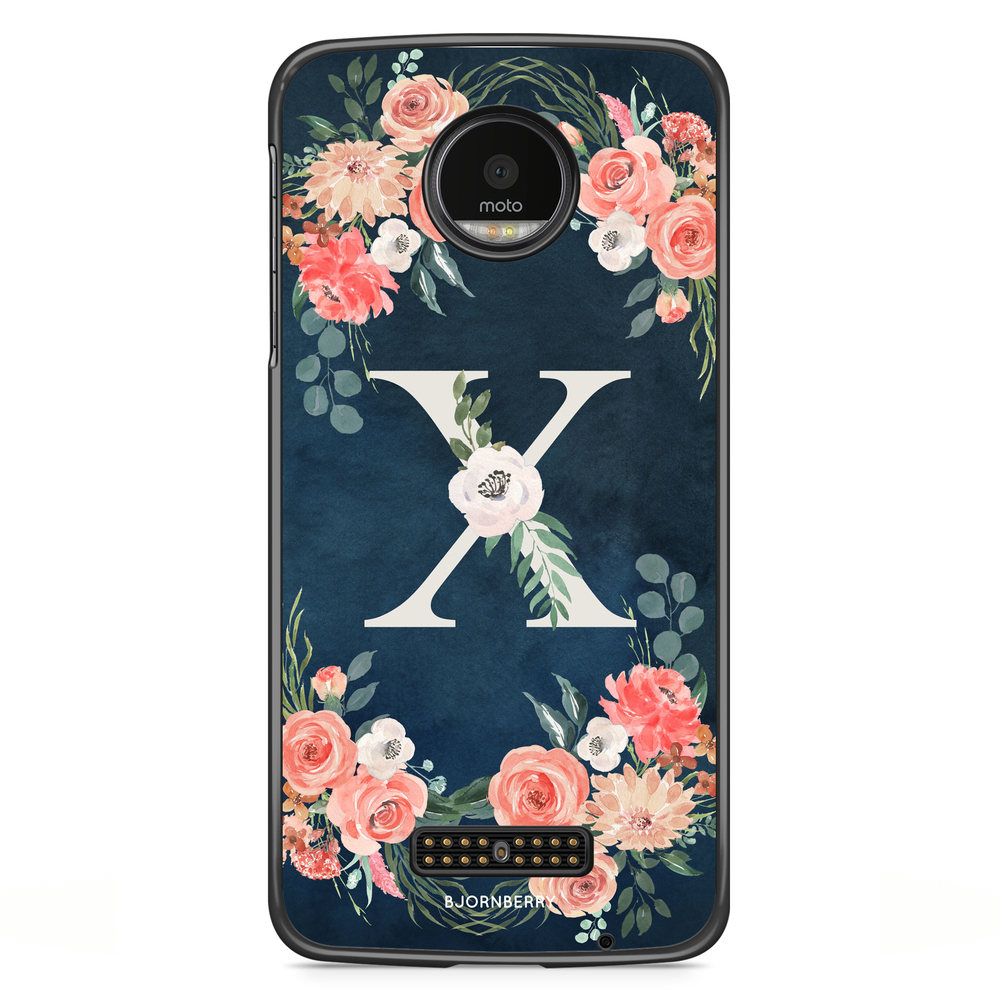 Moto Z2 Play Case - Monogram X