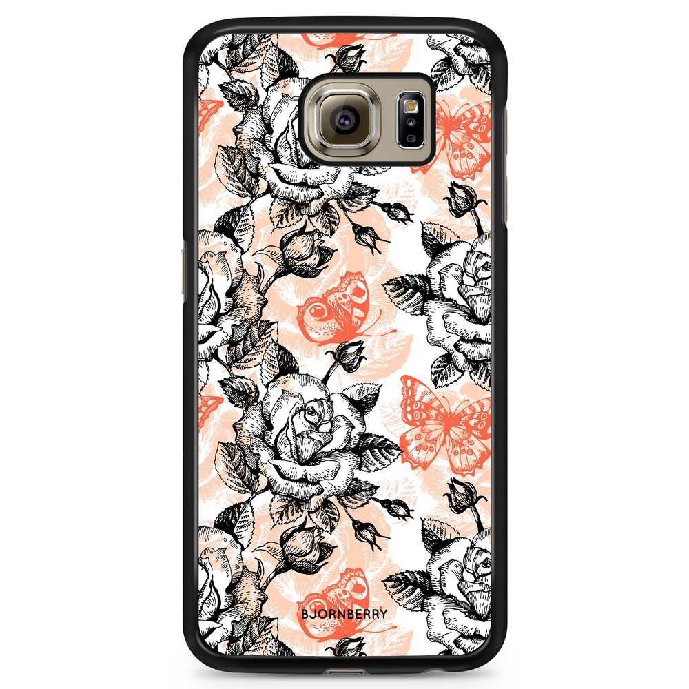 Samsung Galaxy S6 Case - Roses & Butterflies