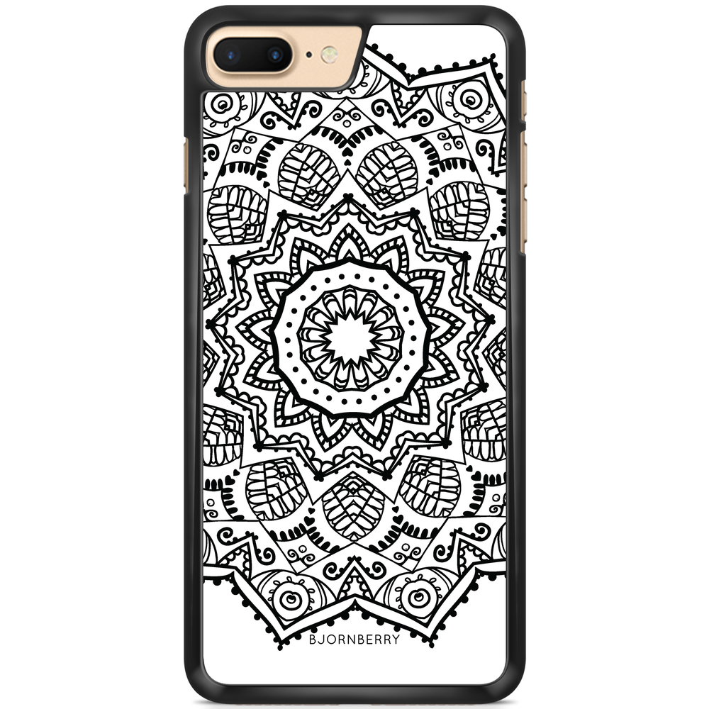 iPhone 7 Plus Case - Black Mandala